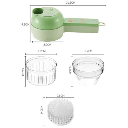 Vegetable cutter USB charging port