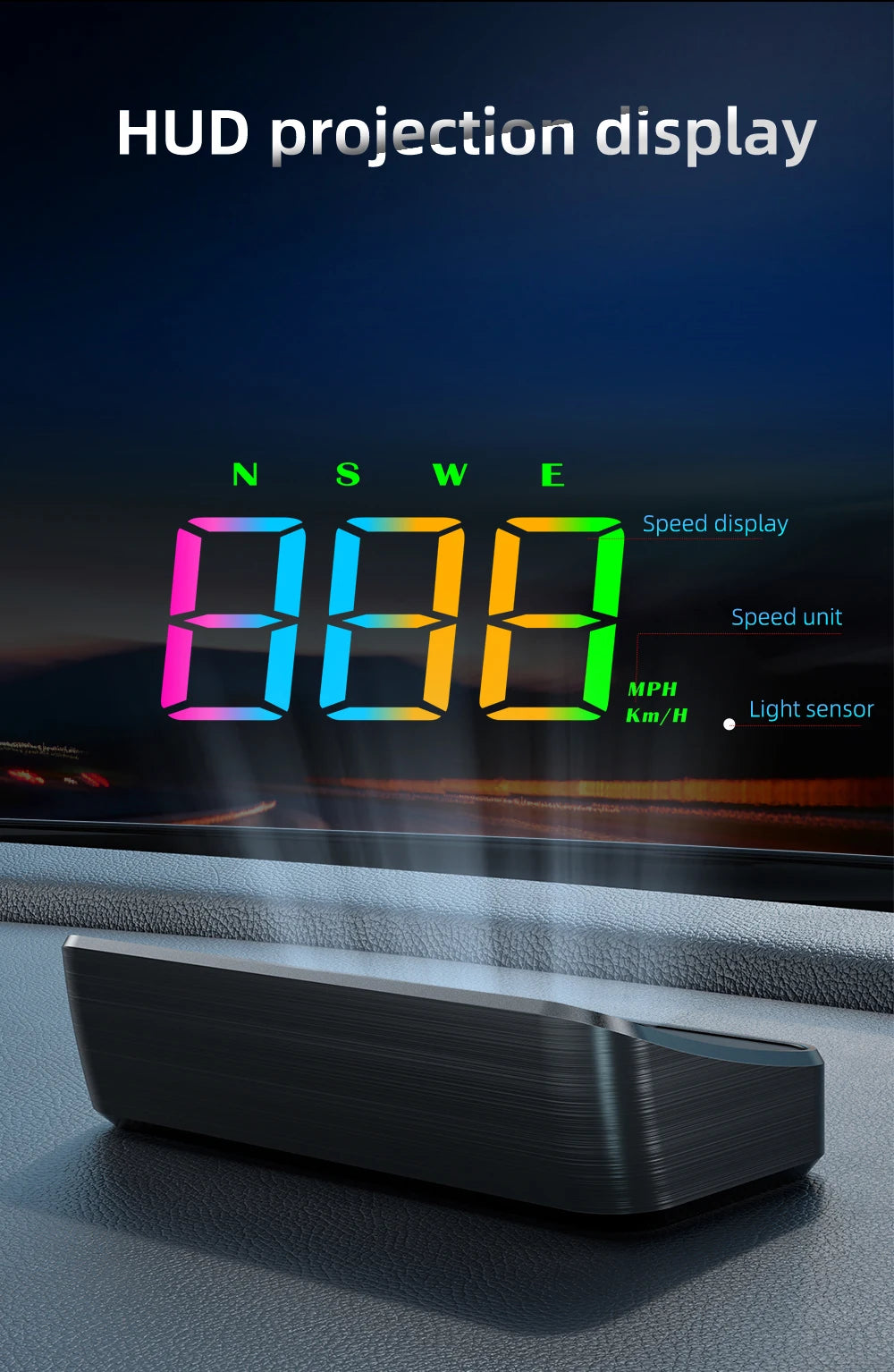 M22 HUD overspeed alarm feature