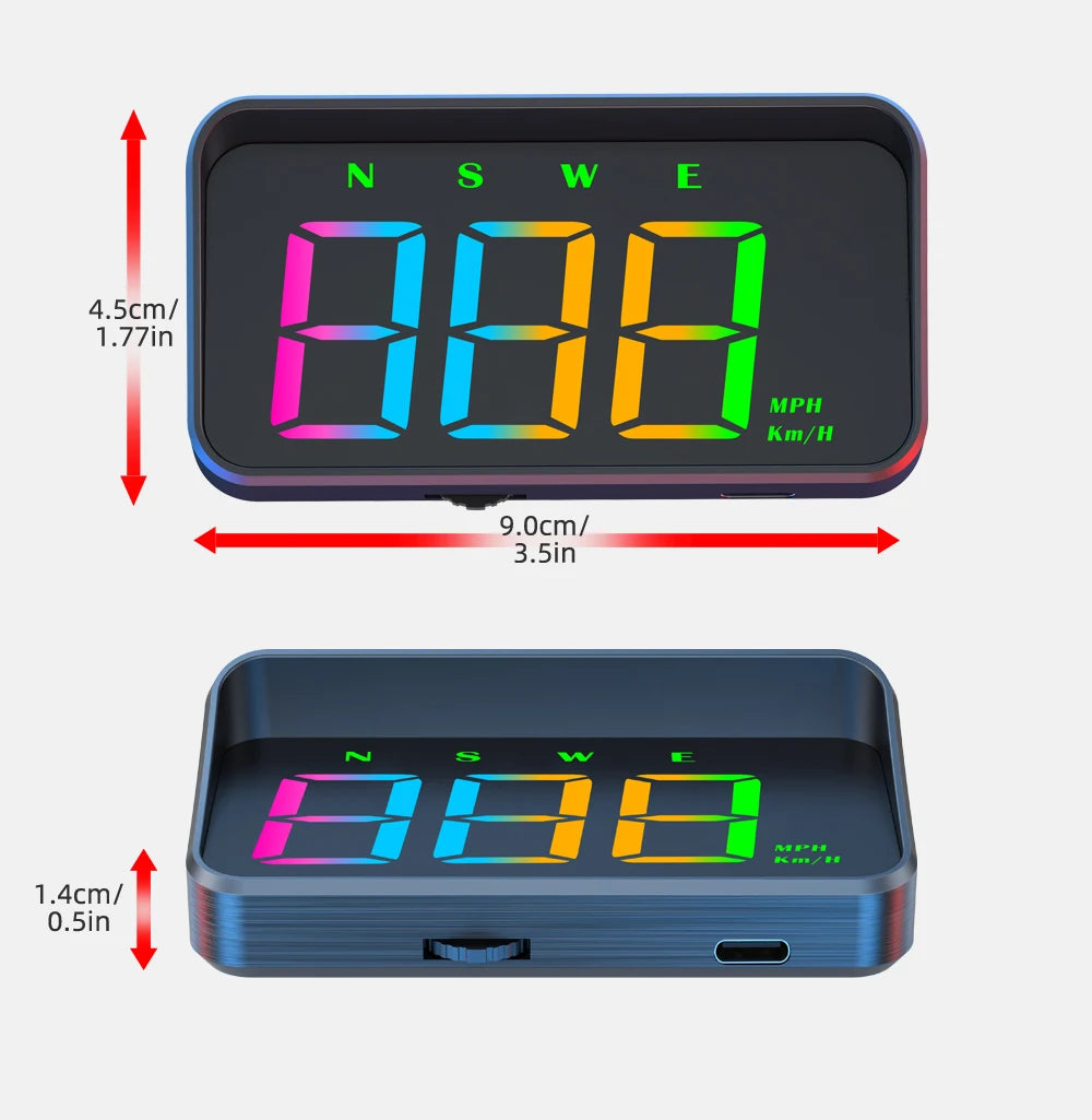 GPS HUD packaging and wiring contents