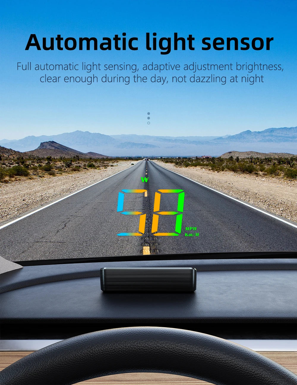 M22 HUD overspeed alarm feature