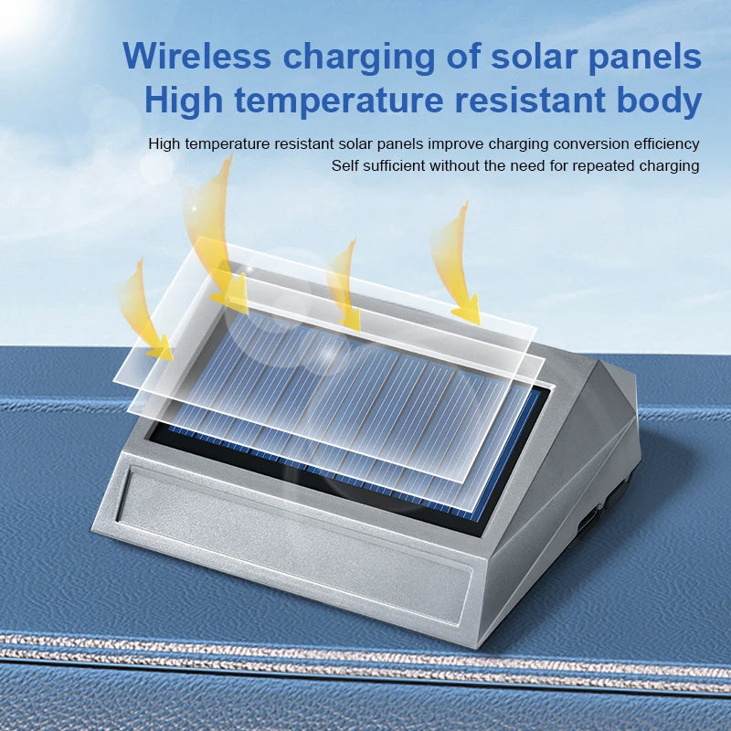 Solar car purifier compact design close-up