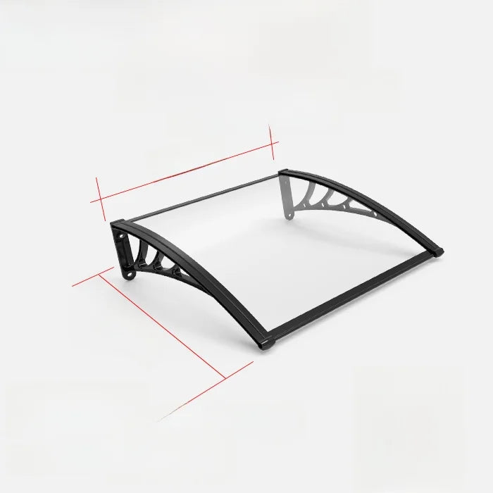 Roof overhang packaging and bracket hardware