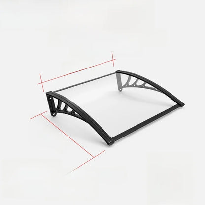 Roof overhang packaging and bracket hardware