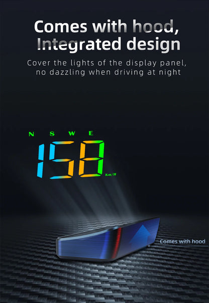 GPS HUD compass direction display mode