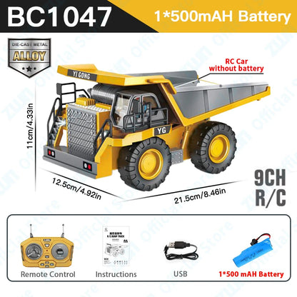 RC bulldozer alloy model BC1045 with remote