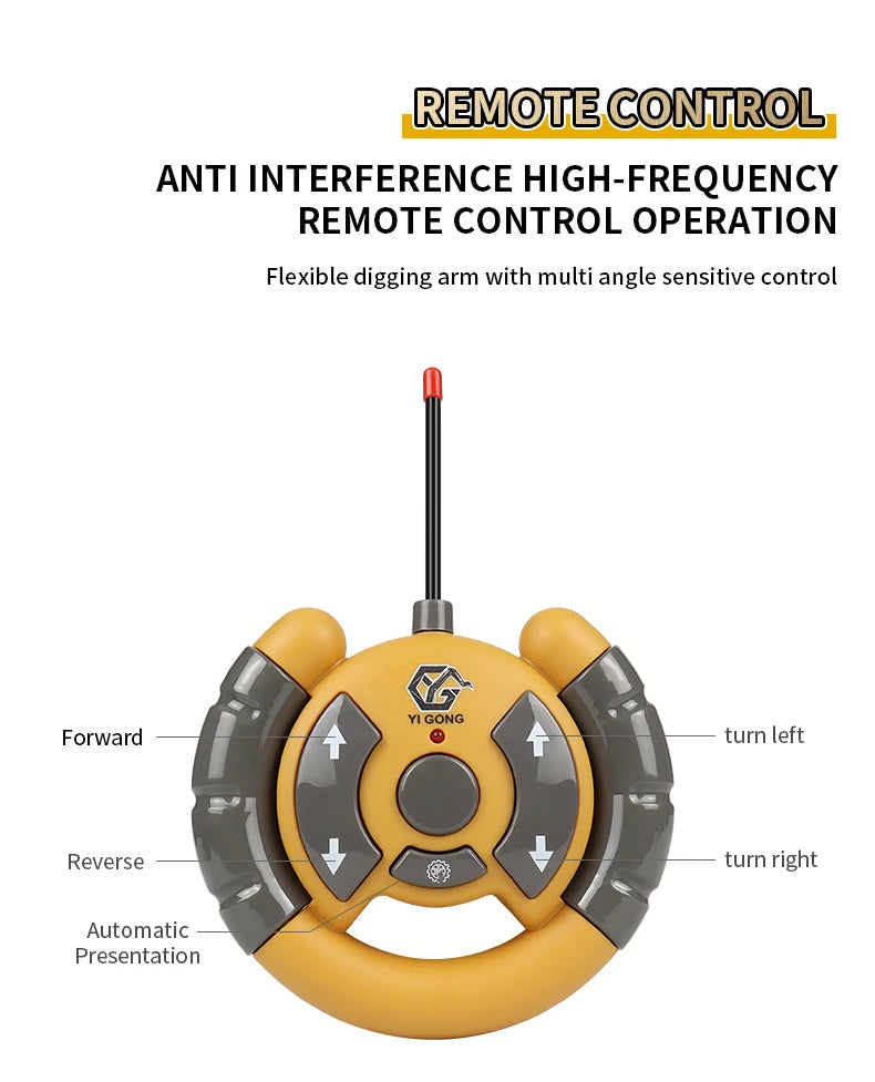 RC bulldozer alloy model BC1045 with remote