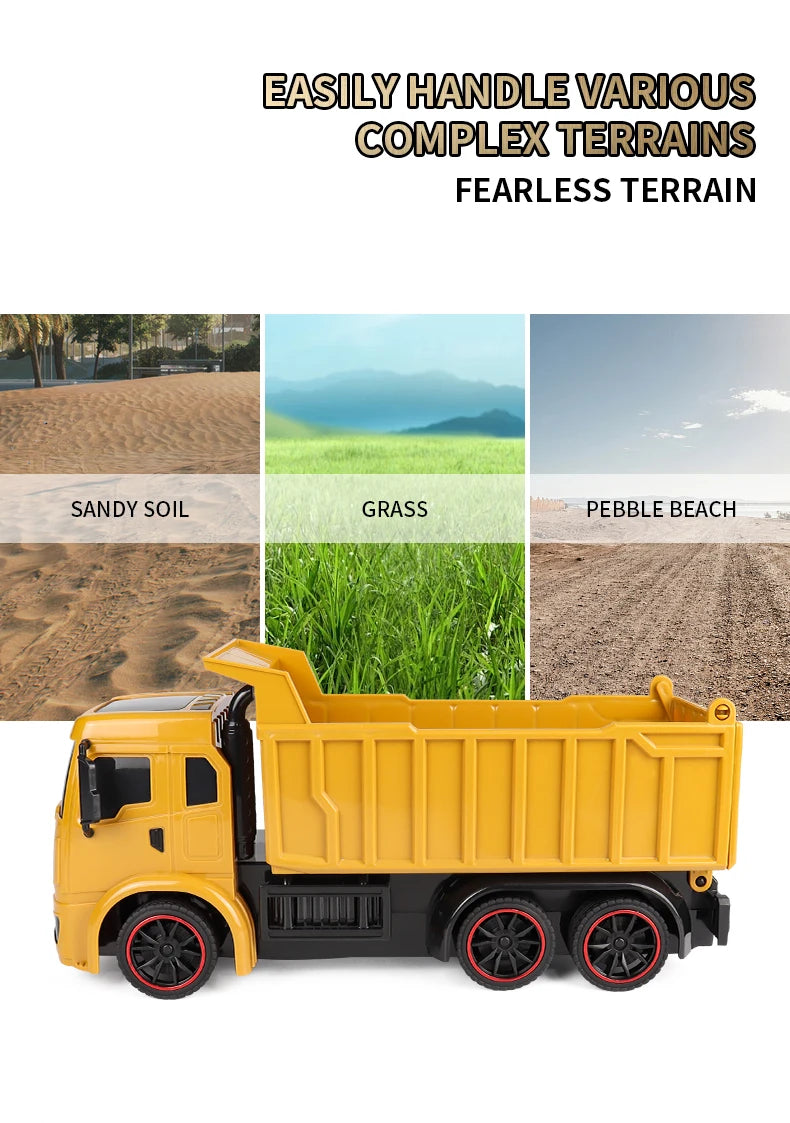 RC excavator 6-channel alloy BC1033