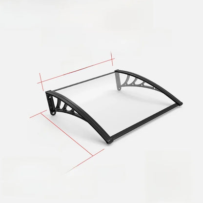 Roof overhang large 150x300cm size installed