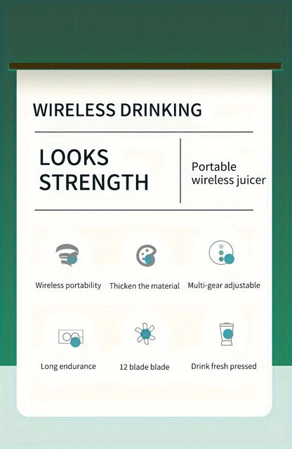 700ML Electric Juicer Mini Portable Blender Fruit Mixers Fruit Extractors Multifunction Juice Maker Machine Blender Mixer