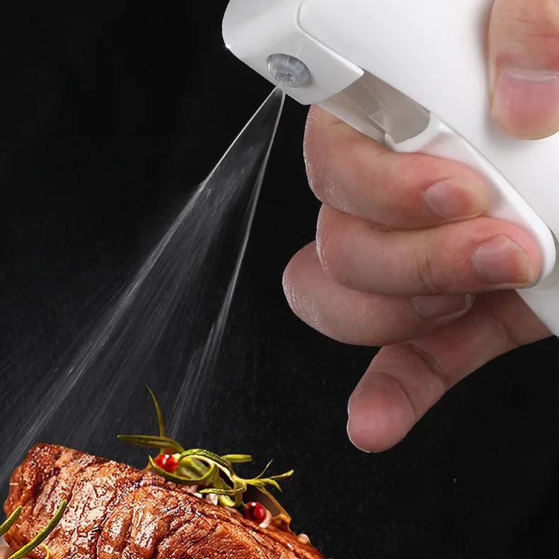 Oil spray bottle 200ml size comparison
