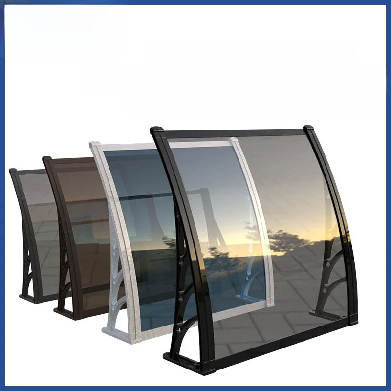 Roof overhang 120x75cm size installed