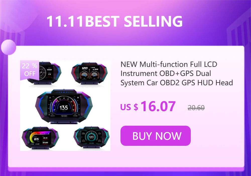 M22 HUD overspeed alarm feature