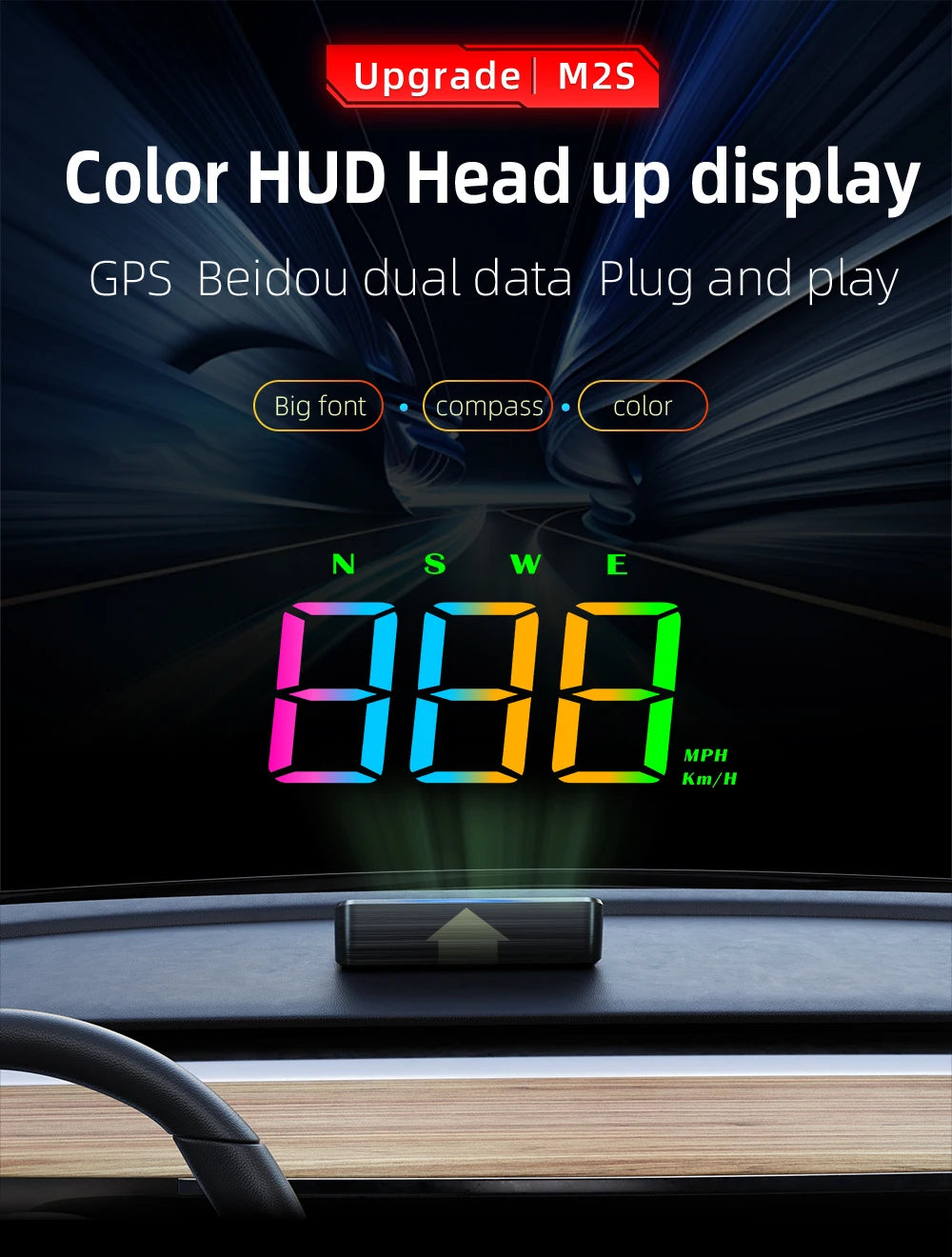 GPS HUD USB power connection