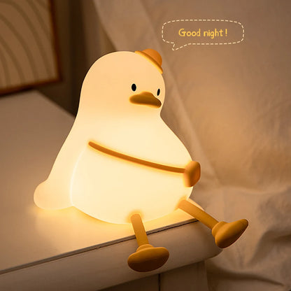 Duck lamp style D warm LED glow