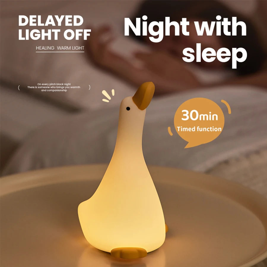 Duck lamp style D warm LED glow