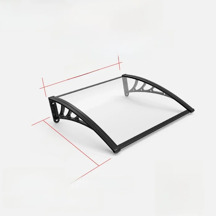 Roof overhang packaging and bracket hardware