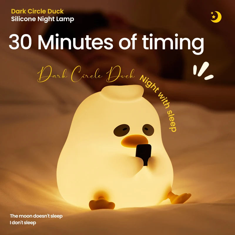 Duck night light style C patting control
