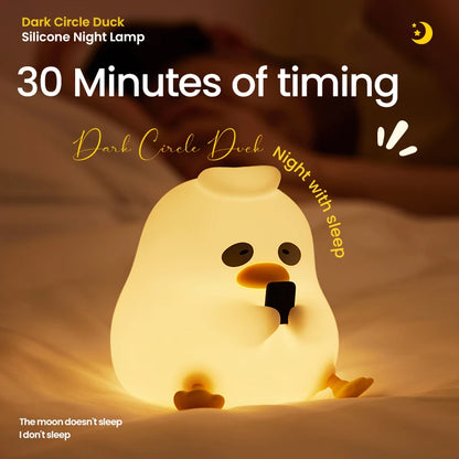 Duck night light style C patting control