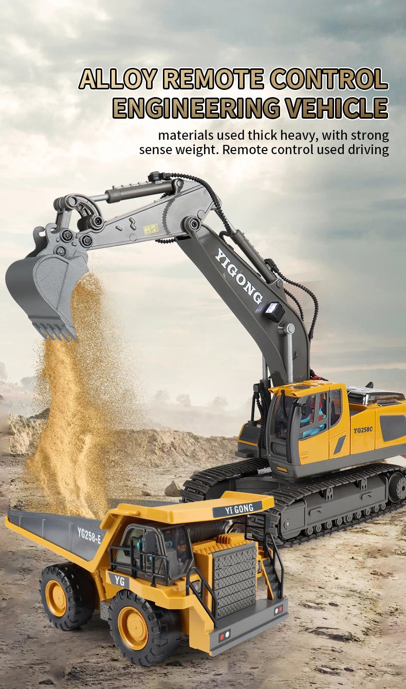 2.4G remote control construction vehicle controller