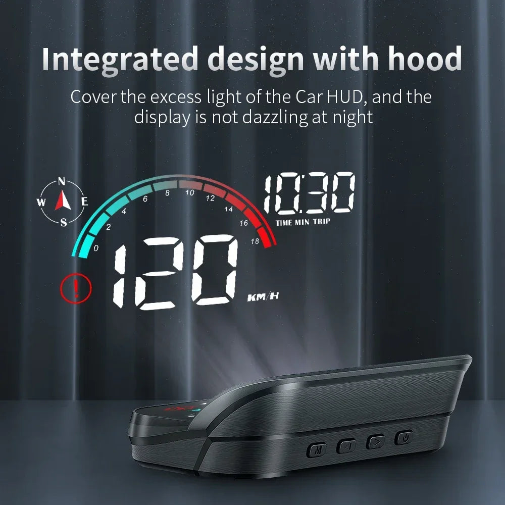 GPS HUD compass direction display mode