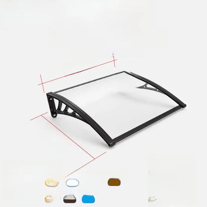 Wall-mounted rain shelter bracket system