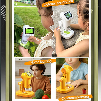 Handheld digital microscope side view