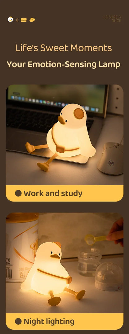 Duck lamp style D warm LED glow