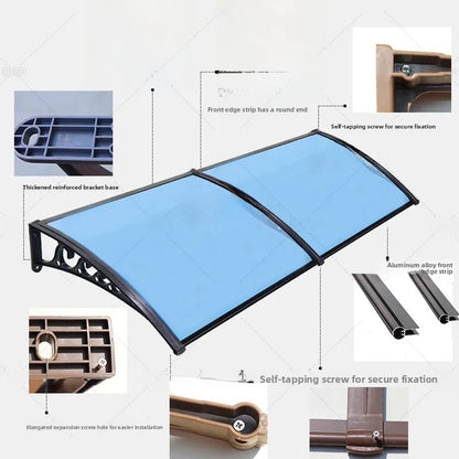 Transparent canopy natural light passing through